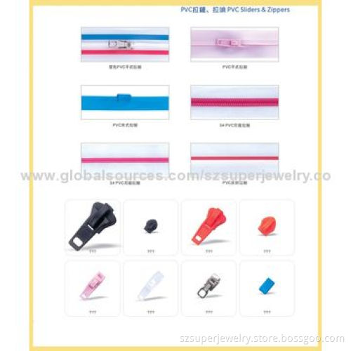 Bag plastic slider